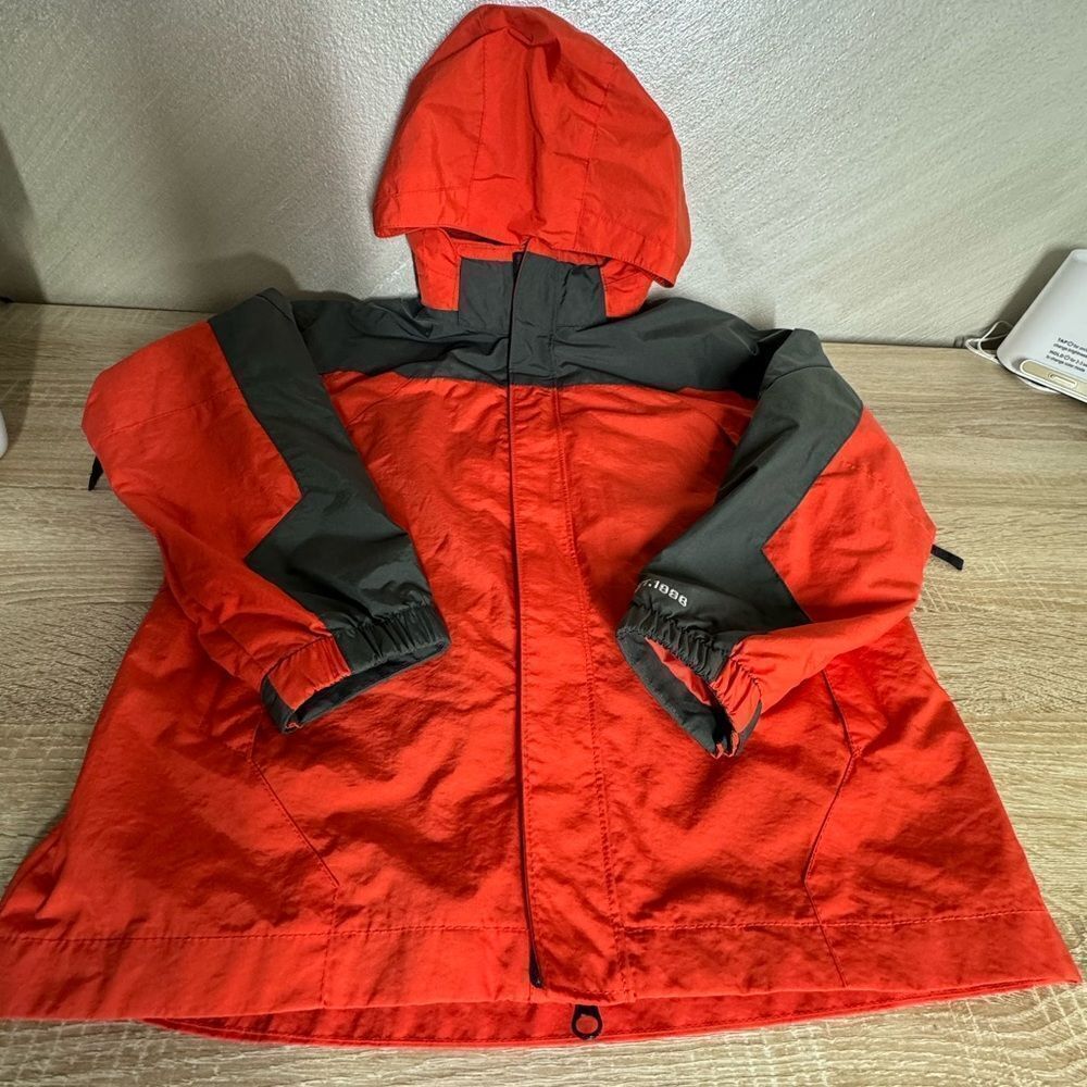 Gap Kids Boys L(10) Carrot Red Nylon Windbreaker Hooded Outdoor Jacket - Picture 16 of 16